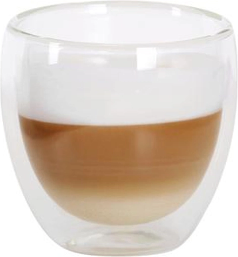 TORO glass cappuccino mug made of double-walled borosilicate glass 280 ml