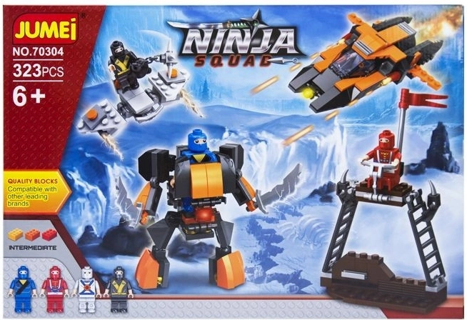 Jumei Ninja Squad конструктор 323 части (нинджа воини) – 1 брой