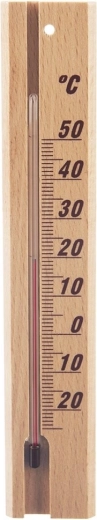 Wooden wall thermometer 20 cm