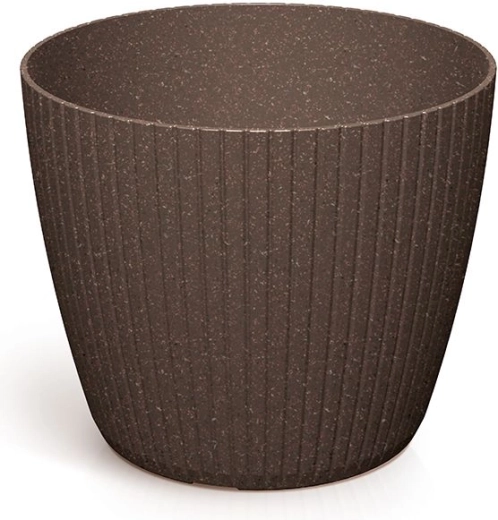 Саксия Lamia Eco Wood 15,8 см – кафе