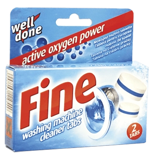 Well Done FINE washing machine cleaning tablets 2 × 40 g
