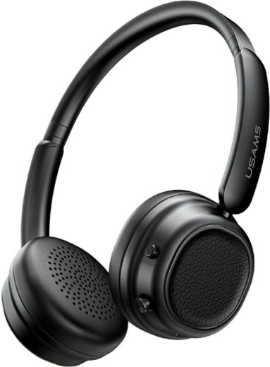 Безжични слушалки USAMS SR01 с ANC и Bluetooth 5.3 – черни