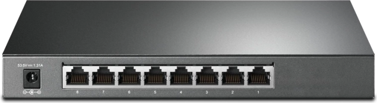 Умен гигабитов суич TP-LINK JETSTREAM, 8 порта (4× PoE+)