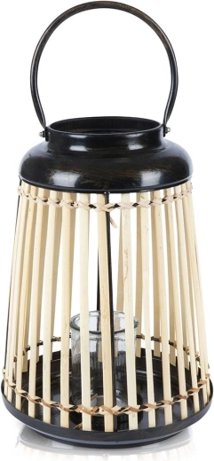 Bamboo Candle Lantern 33 cm