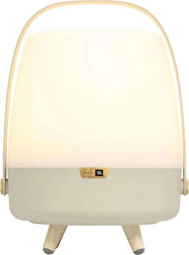 Преносима лампа Kooduu lite-up play с високоговорител JBL, бежова