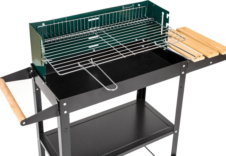 Chrome-plated grate and warming rack