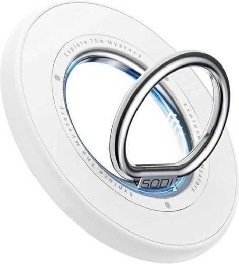 MagSafe BM-350 Magnetic Ring – white holder and phone stand