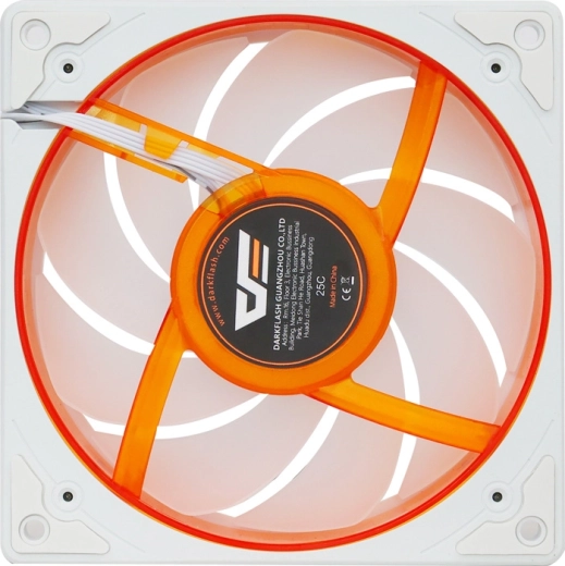 Cooling fan DARKFLASH DE8 120 mm ARGB (white)