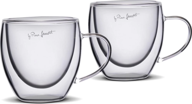 Lamart set of 2 thermal espresso glasses, 75 ml