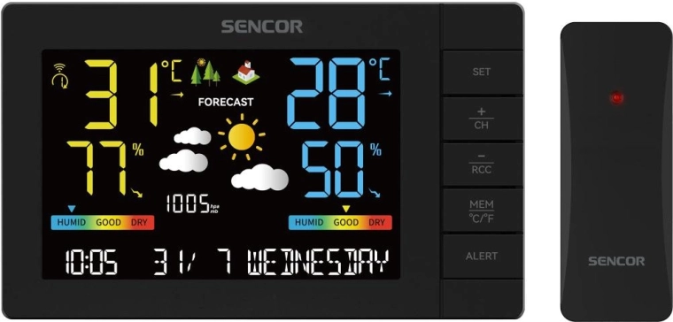 Метеостанция Sencor SWS 4440 с безжичен сензор