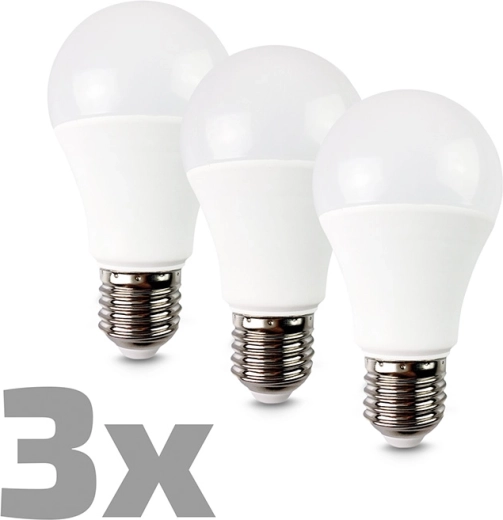 Solight LED bulb E27 10 W 3000 K 900 lm (3 pcs per pack)