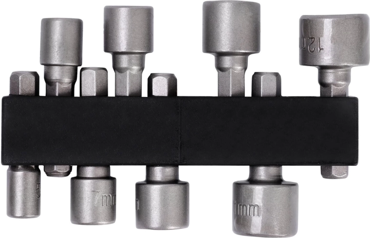 Комплект адаптери 1/4" 5–12 mm (8 части)