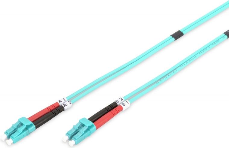 Optical patch cable LC–LC OM3 duplex 5 m LSOH