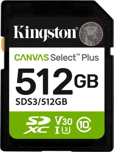 Карта памет SD 512 GB Canvas Select Plus Gen3 150 MB/s