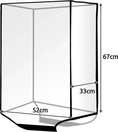 Precise dimensions for size L suitcase