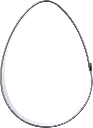 Stainless steel egg-shaped cookie cutter (large)
