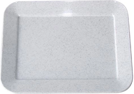 Plastic serving tray 17 × 13 cm, marble