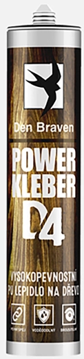 Монтажно водоустойчиво лепило бежово 300 ml D4 POWER KLEBER