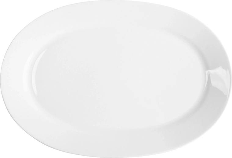 MariaPaula Klasyka white oval serving tray 33 cm