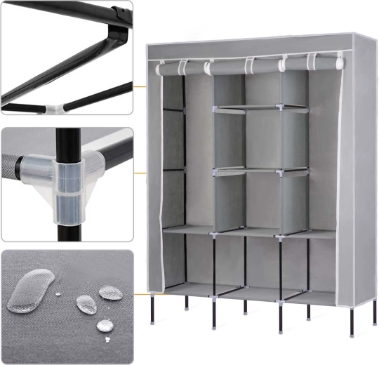 Steel frame and waterproof cover