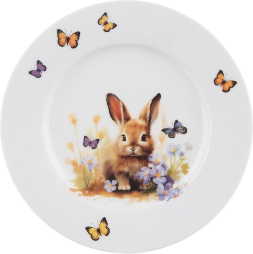 Dessert Plate Spring with a Hare 20 cm