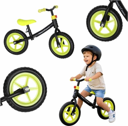 Детско балансиращо колело Trike Fix Balance черно-жълто