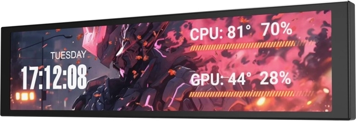 DarkFlash V92 9,2-инчов IPS монитор, черен