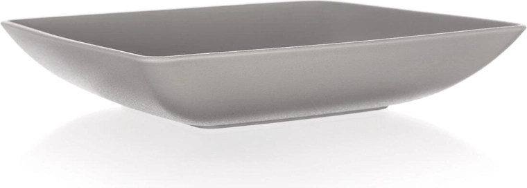 Deep square plate 17.5 × 17.5 cm made of plastic LATTE CULINARIA