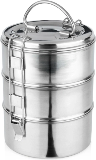 Vilde Stainless Steel 3-Tier Food Carrier 3× 900 ml