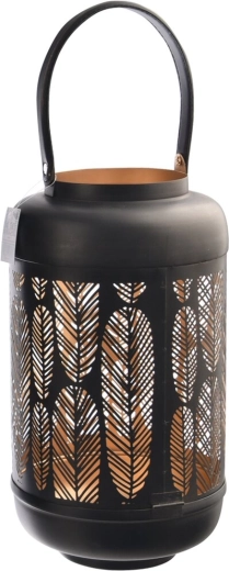 LEAF candle holder black-gold 38 cm