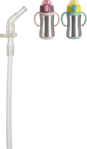 Replacement silicone straw for thermos