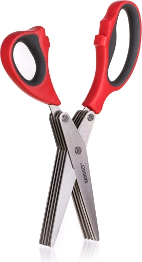 Herb Scissors 21 cm Culinaria red
