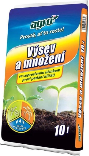 Субстрат за сеитба и размножаване 10 л AGRO