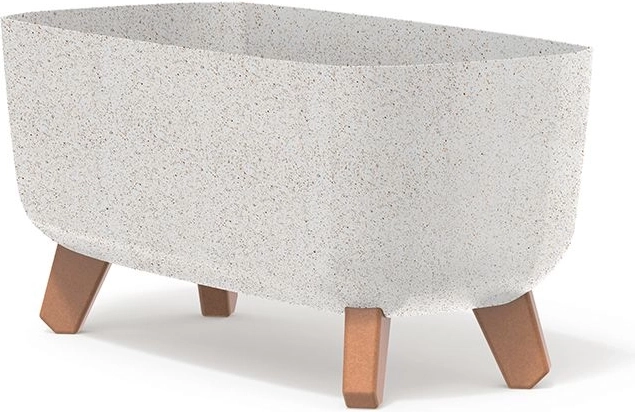 Gracia Case Eco Wood Planter 39 cm white
