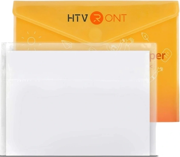 HTVRONT гланцово самозалепващо фолио A4 бяло