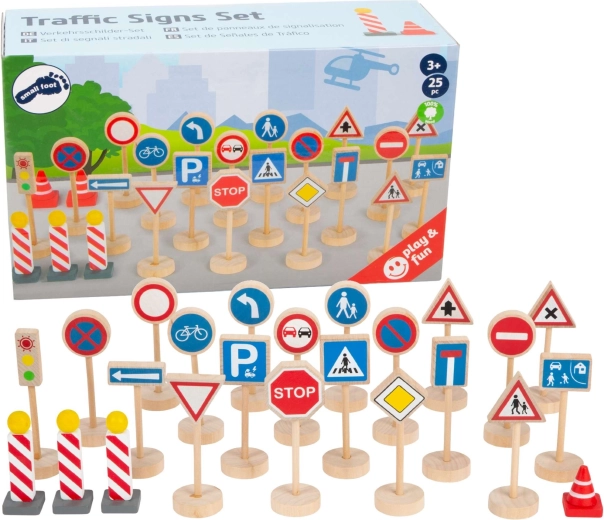 Wooden Set of Traffic Signs SMALL FOOT