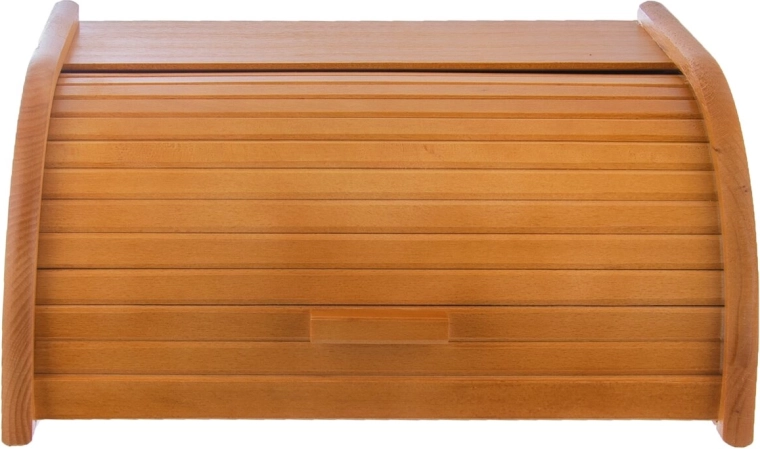 Amalie wooden bread box, light brown