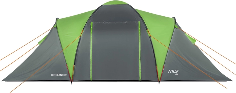 Nils Camp Highland IV Family Tent, green and grey