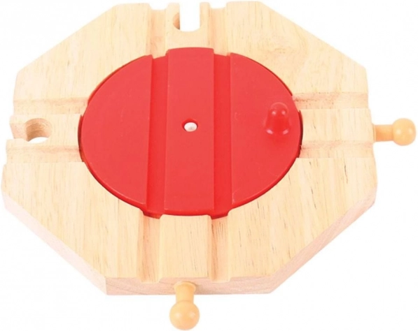 Въртяща се платформа с 4 изхода Bigjigs Rail