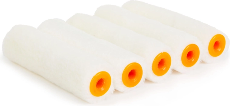 Mohair paint rollers 100 mm, 5 pcs