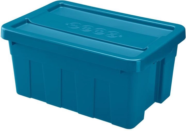 HEIDRUN 45 l plastic storage box with lid