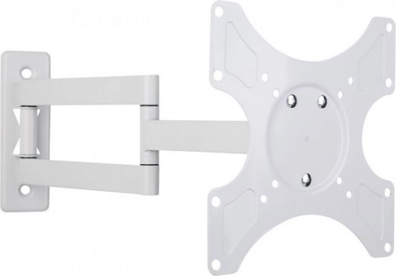 Wall Mount for LCD/LED 19-37 inches, dual arm, adjustable, white