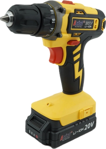 Cordless Drill 20 V 1.5 Ah with Battery and Charger ASIST