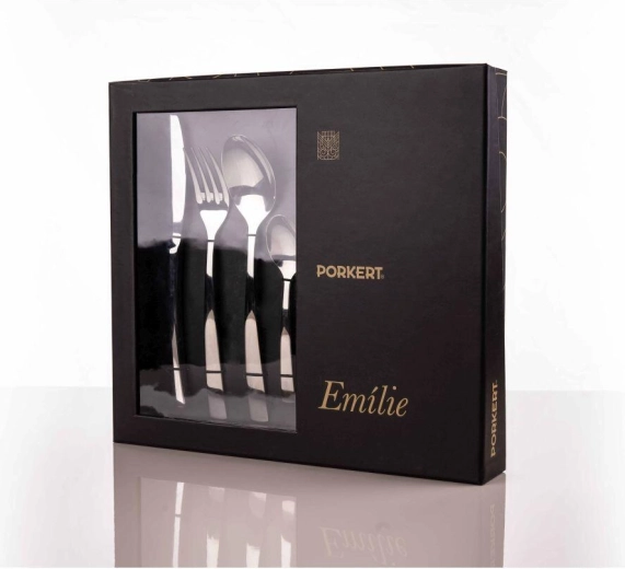 EMILIE stainless steel cutlery set, 24 pieces