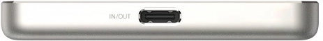 USB‑C In/Out for universal use