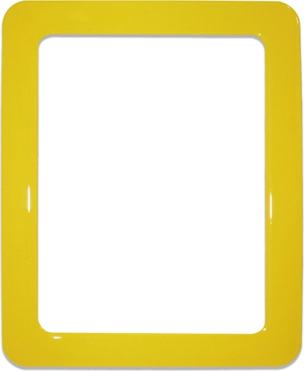 Magnetic self-adhesive frame size 19.0 x 23.8 cm - yellow