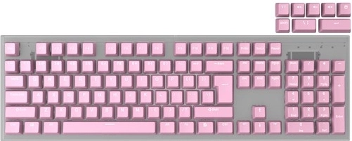 Genesis Lead 300 pink keycaps for mechanical keyboards