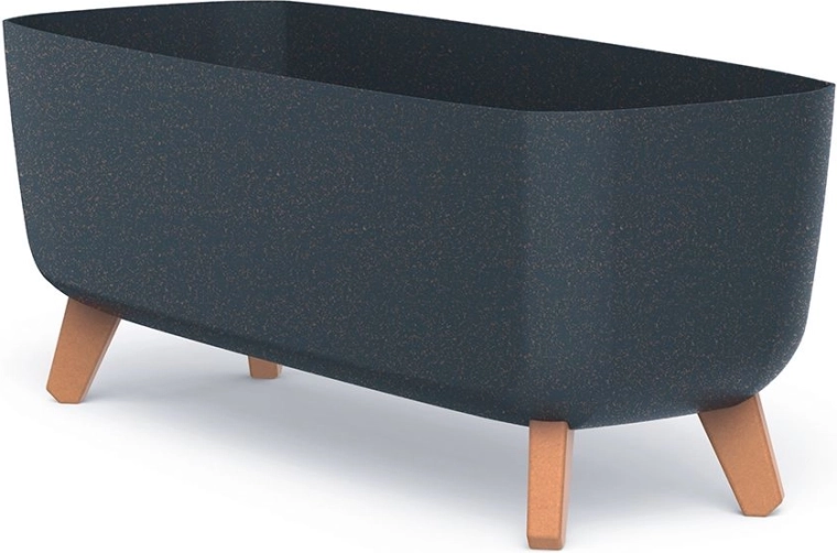 Саксия с крачета Gracia Case Eco Wood 58 cm антрацит