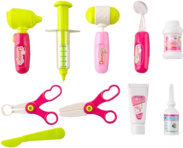18 accessories for realistic doctor play