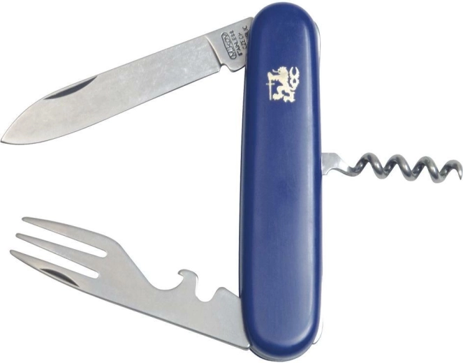 Mikov Stovka 100-NH-3 V Folding Pocket Knife, Blue